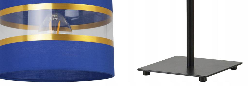 Night Table Lamp, Elegant Gold Lampshade, 20 Cm