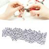 300pcs White Acrylic Number Beads Mixed Numbers 0-9 Loose Beads Bulk DIY Beads  Jewelry Making
