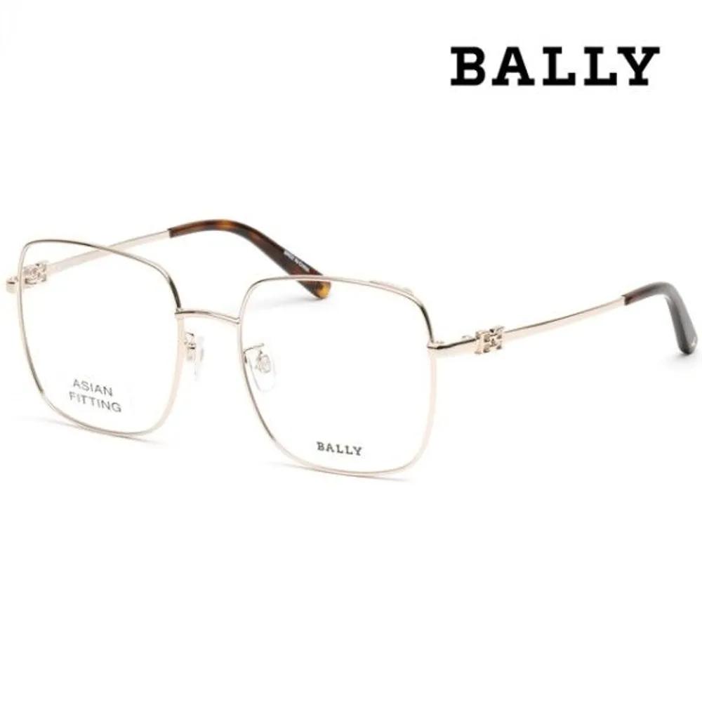 [Bally] Eyeglass Frames BY5061D 028 Square Gold Frames Men s Women s