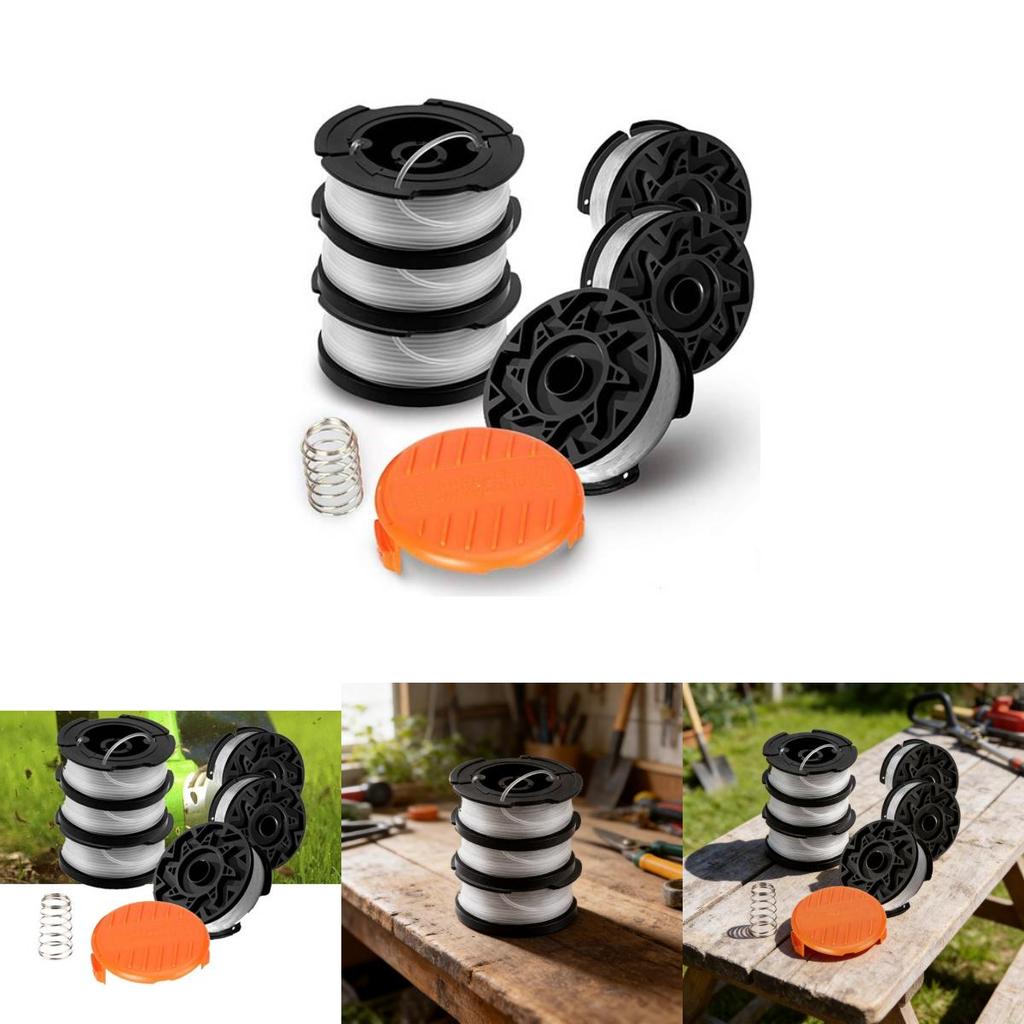 Black Decker A6481 Ersatz-Nylonsspule für Rasentrimmer mit Feder und Abdeckung