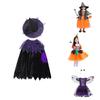 Magical Baby Girl Gown Halloween Cosplay Witch Costume For Teens With Puff Sleeves