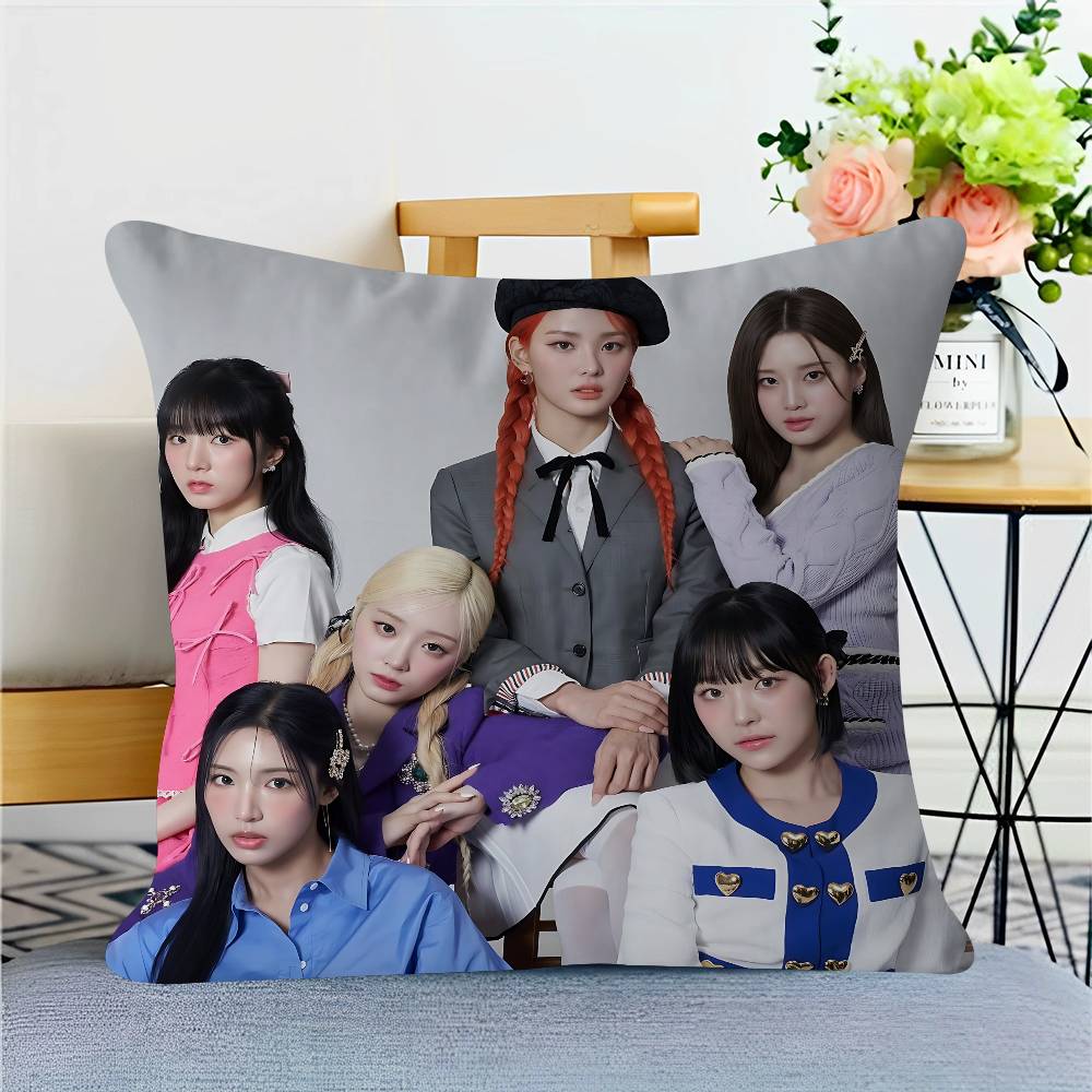 Kpop L-LIGHTSUM Офисная подушка Наволочка Подушка для автомобиля Чехол для подушки 45X45 см Наволочка для поясничной подушки Наволочка для диванной подушки 16x16Inch