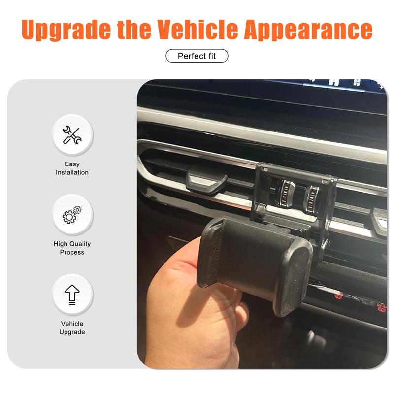Per BMW Serie 3 i3 i4 G20 G21 G26 2022-25 Porta Cellulare per Auto da Bocchetta d'Aria Rotazione 360° Supporto per Cellulare GPS
