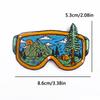 Outdoor Mountain Applique Iron On Patches For Clothing Stickers Camping Adventure Embroidered Patches On Clothes Decorate Badges