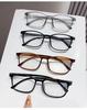 Unisex Retro Business Reading Glasses Rectangular Frame Magnification for Men and Women