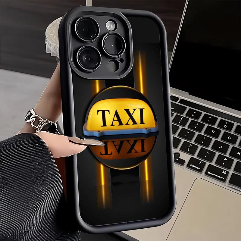 

Phone Case for iPhone 17 Air 16E 15 16 Pro Max NYC Yellow Taxi Cabs Cover 14 Plus 13 12 Mini Soft Shell Silicone Fundas iPhone 13 Mini