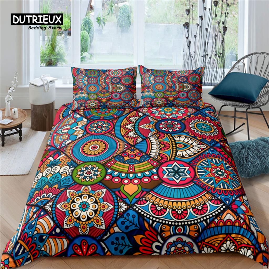 

Роскошный 3D классический узор с принтом для дома, гостиной, пододеяльник, наволочка, детский комплект постельного белья размера Queen и King EU/US/AU/UK EU single(135x200cm)