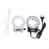1PCS Microscope LED Ring Light Illuminator Lamp For Microscope Circle Light Industrial Microscope Camera Light Source EU Plug