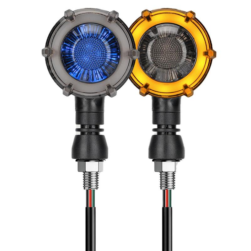 

Фонари указателей поворота скутера 1 пара передних задних поворотников мотоцикла с ночными светодиодными поворотниками мотоцикла