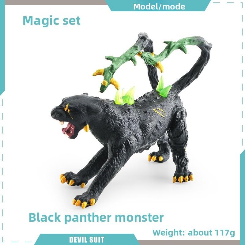 West Mythology Creatures Pvc Octopus Monster Shadow Wolf Statue Collection With Dynamic Figures For Display And Gift