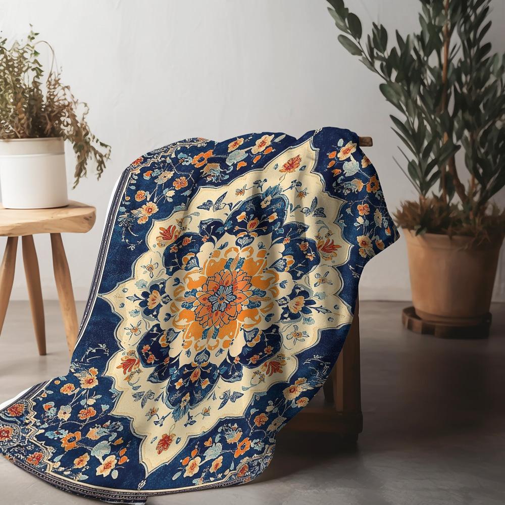 Moroccan Vintage Kilim Rug Traditional Tribal Pattern Wool Carpet Bed Mat Decorative Floor Covering Home Decor
