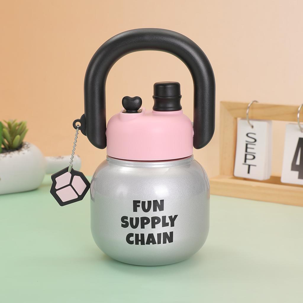 316 Stainless Steel Portable Teapot Insulated Cup, New Large Capacity Double Mouth Portable Teapot Large Belly Water Cup