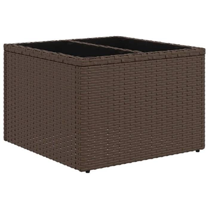 VidaXL Salon de Jardin avec Coussins 6 pcs, Canapés de Terrasse, Ensemble de Meubles de Patio, Mobilier d'Extérieur, Marron 3220142
