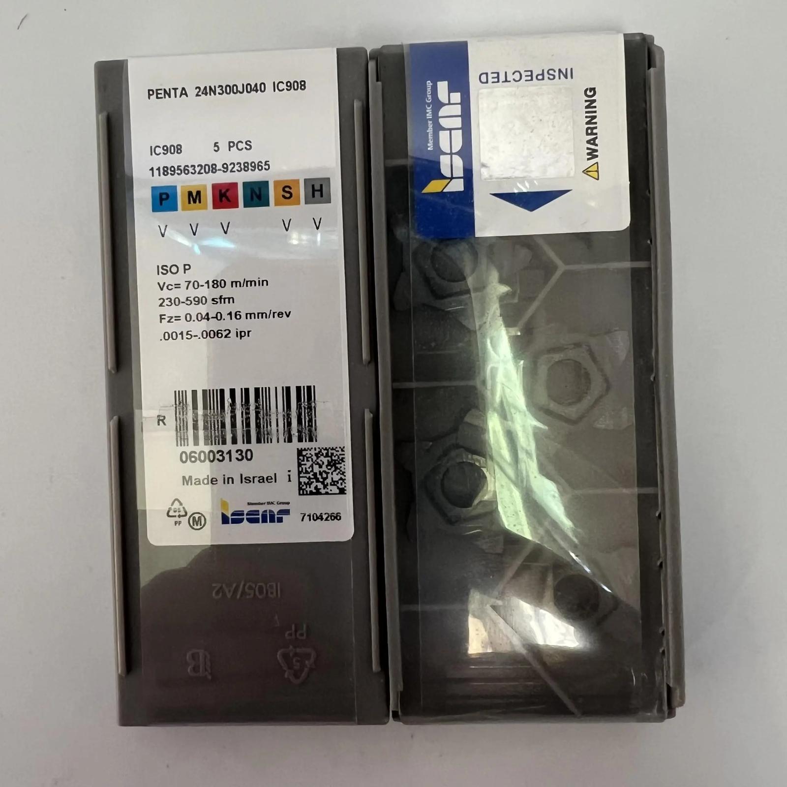 

ISCAR / PENTA 24N300J040 IC908 Industrial indexable carbide inserts 5 Pcs