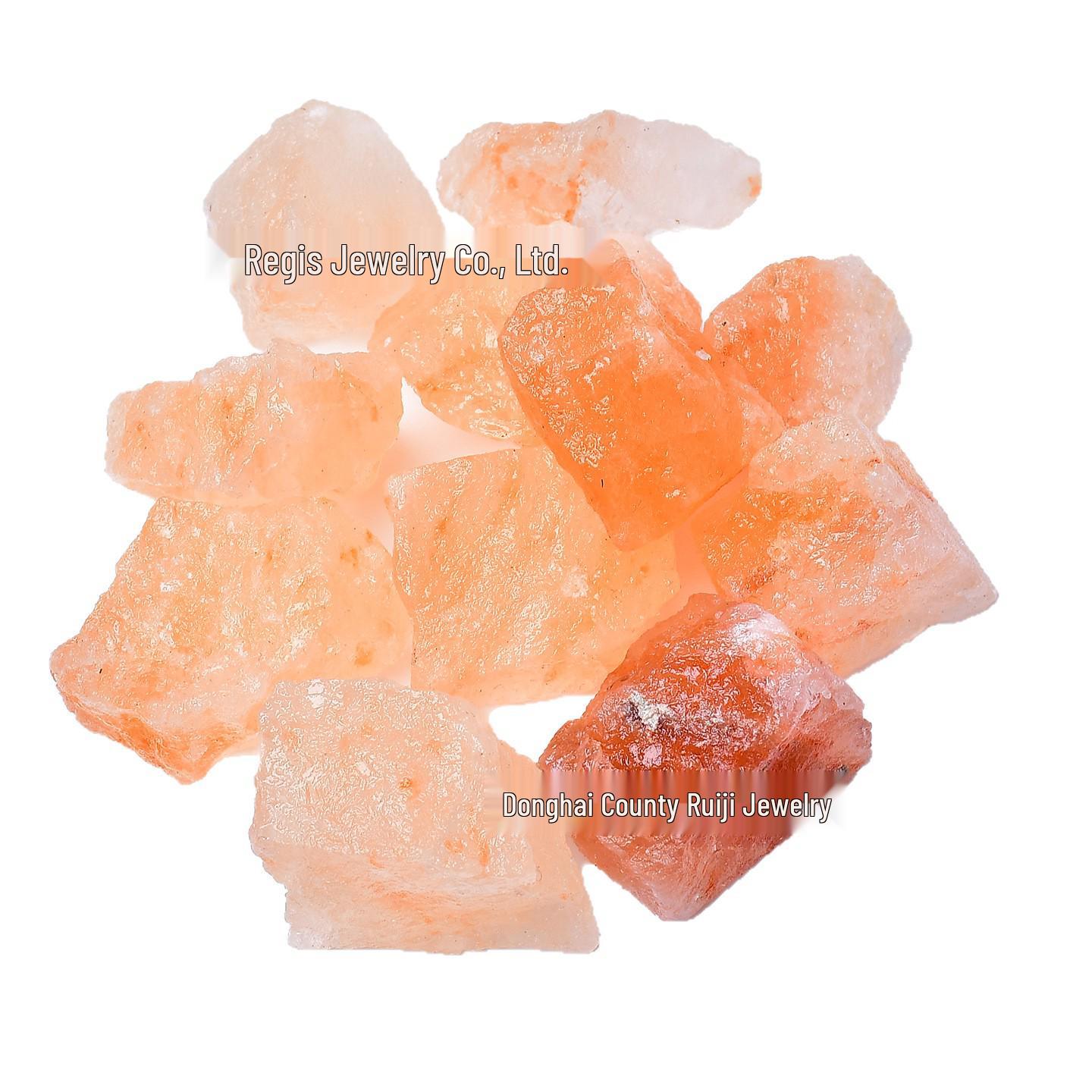 

Natural Orange Himalayan Coarse Salt Diffuser: Large Granule Aromatherapy Stone for House Cleansing and Ornamentation 2-3cm 100g