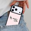 Eyes Eyelash Aesthetic soft Phone Case for iPhone 16e 15 14 13 12 17 Pro Max Plus Air 17pro Cover Coque