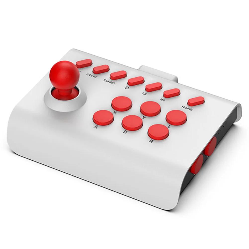 6In1 Retro Arcade Console Game Joystick Rocker Wireless Bluetooth Wired 2.4G Fighting Controller for Nintendo Switch PS4 PS3 PC