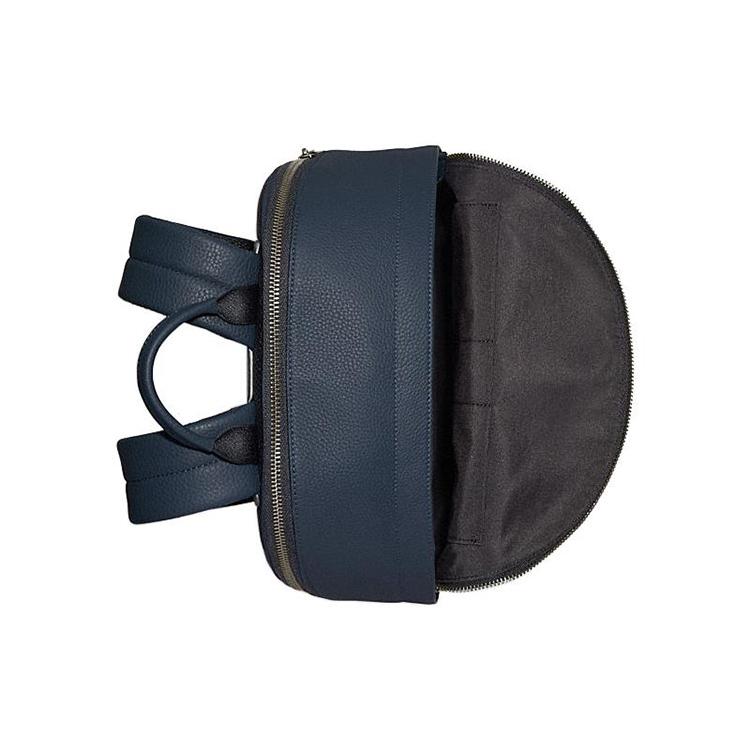 New COACH Cow Leather With Fabric Backpack Tubas Men's Dark Blue CG995-QBDEI