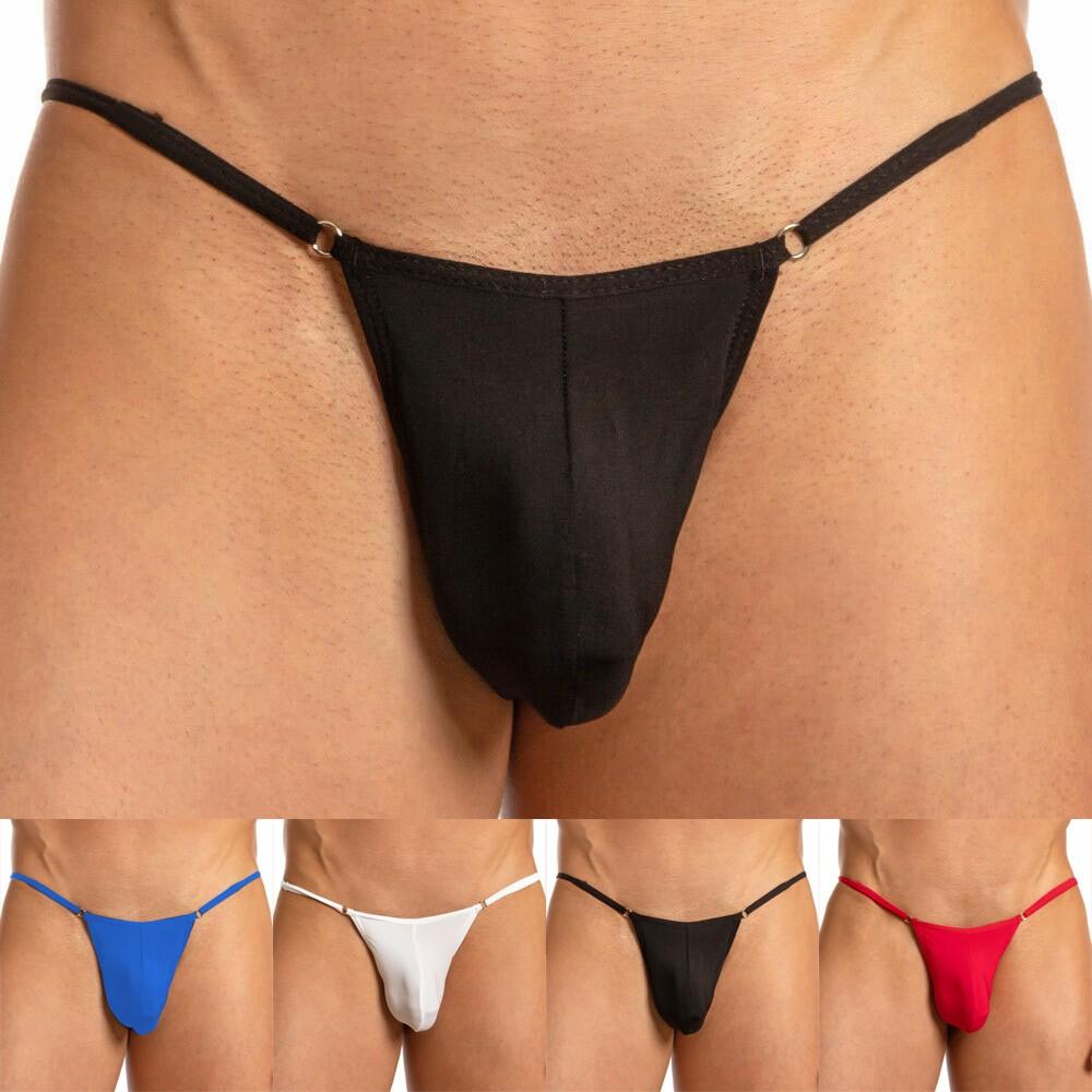 Sexy Mens Back Bikini Underpants Soft Pouch Enhancing G String Underwear
