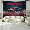 New England Patriots Wall Tapestry Aesthetic Wall Hanging Printed Fabric Blanket Decorative Tapestries for Bedroom Living Room Home Decor