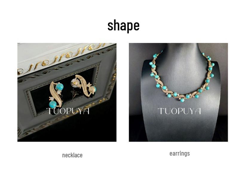 Vintage Turquoise Silver Needle Earrings: Luxurious, Retro, and Versatile Accessories for Women