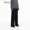 MO&Co. Women's High-Waist Pleated Wool Blend Casual Pants