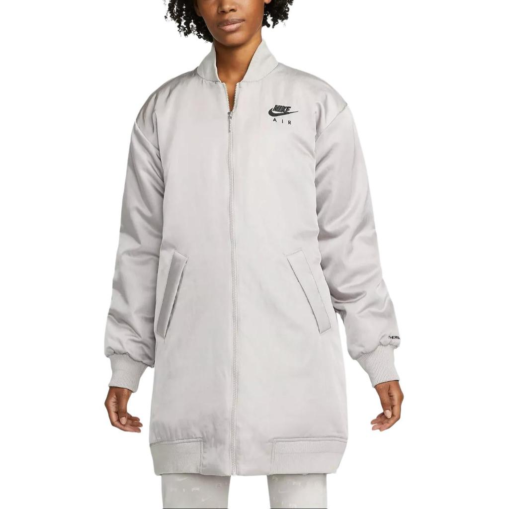 Nike Air Therma-FIT Synthetikfüllung Mittellang Locker Warme Jacke Damenjacke College-Grau DD4641-033
