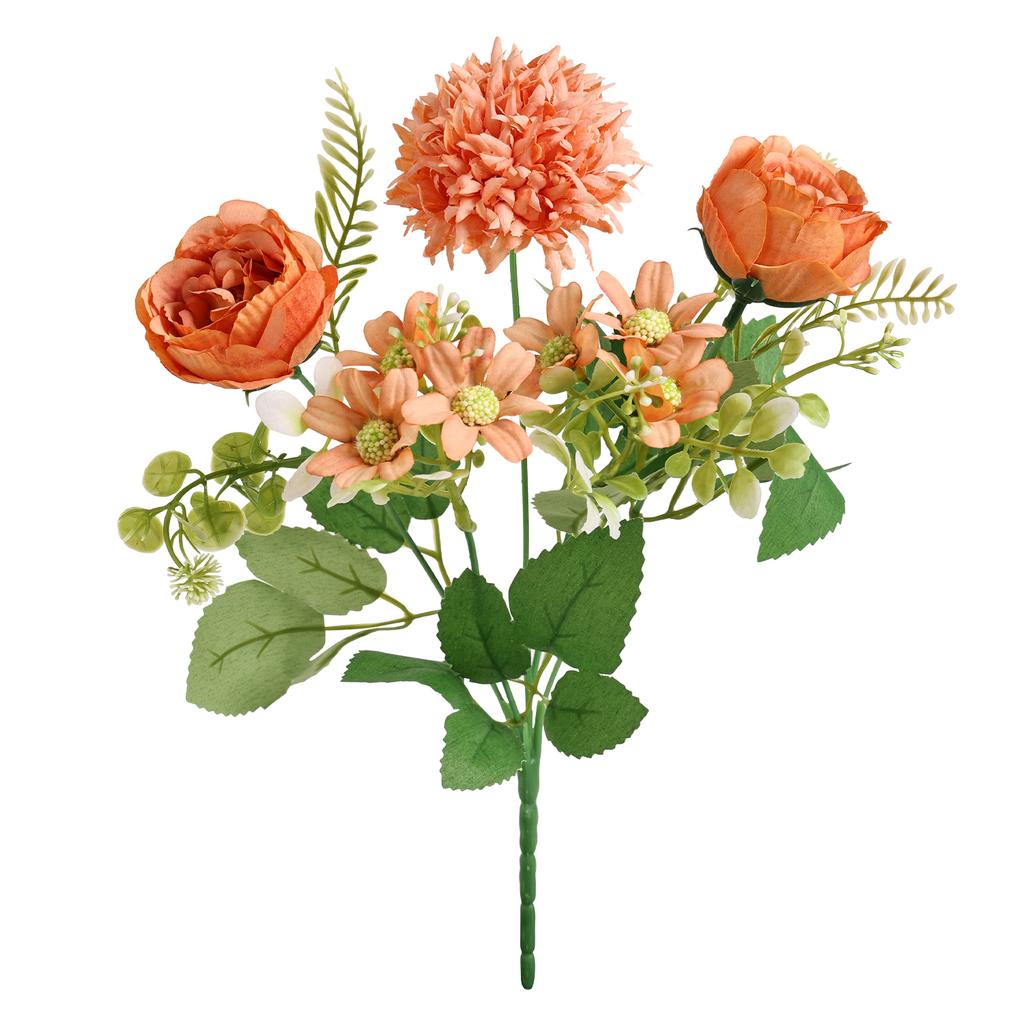 1Pcs Peony Artificial Flowers Hydrangea Fake Flower for Home Room Decor Ornament Wedding Decoration DIY Vase Flower Arrangement