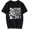 Weiches Baumwoll-T-Shirt Workout Herren Sommer-T-Shirt Vintage The Horrors Persist But So Do I Modische Teenager-T-Shirts Atmungsaktives T-Shirt