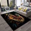 3D Gothic Schlange Schlangen Python Viper Teppich Teppich für Zuhause Wohnzimmer Schlafzimmer Sofa Fußmatte Dekor, Kinder Teppich Rutschfeste Bodenmatte