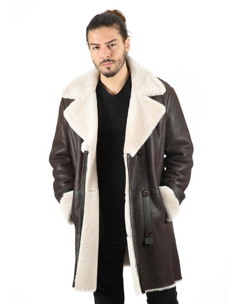 Leateher Fur Men's Coats