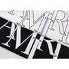 877 Amiri Letter Print Spring and Autumn Loose Plus Size Thin High-quality Cotton Hooded Couple Hoodie