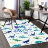 Office Carpet Dinosaur Theme Big Bro Design, Perfect for Play Areas, Add a Fun Touch To Your