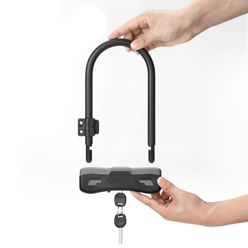 Reliability Cycling Lock Multifunctional Bicycles Lock Heavy Type Bike Lock for Commuters and Cyclists