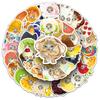 10/30/50pcs Cartoon Funny Food Cat Meme Stickers Cute Graffiti Sticker for Kids Toy DIY Fridge Notebook Phone Waterproof Decals