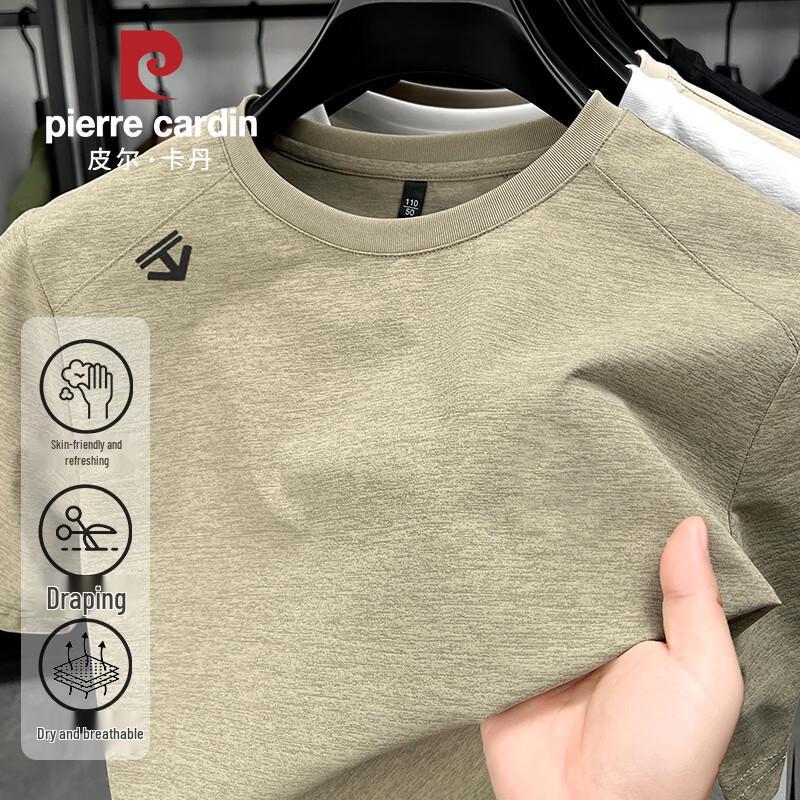 Pierre Cardin Men s Ice Silk Round Neck T-Shirt XXXL