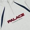 Palace International 1/4 Zip Grey Marl Unisex Tops P27CS216