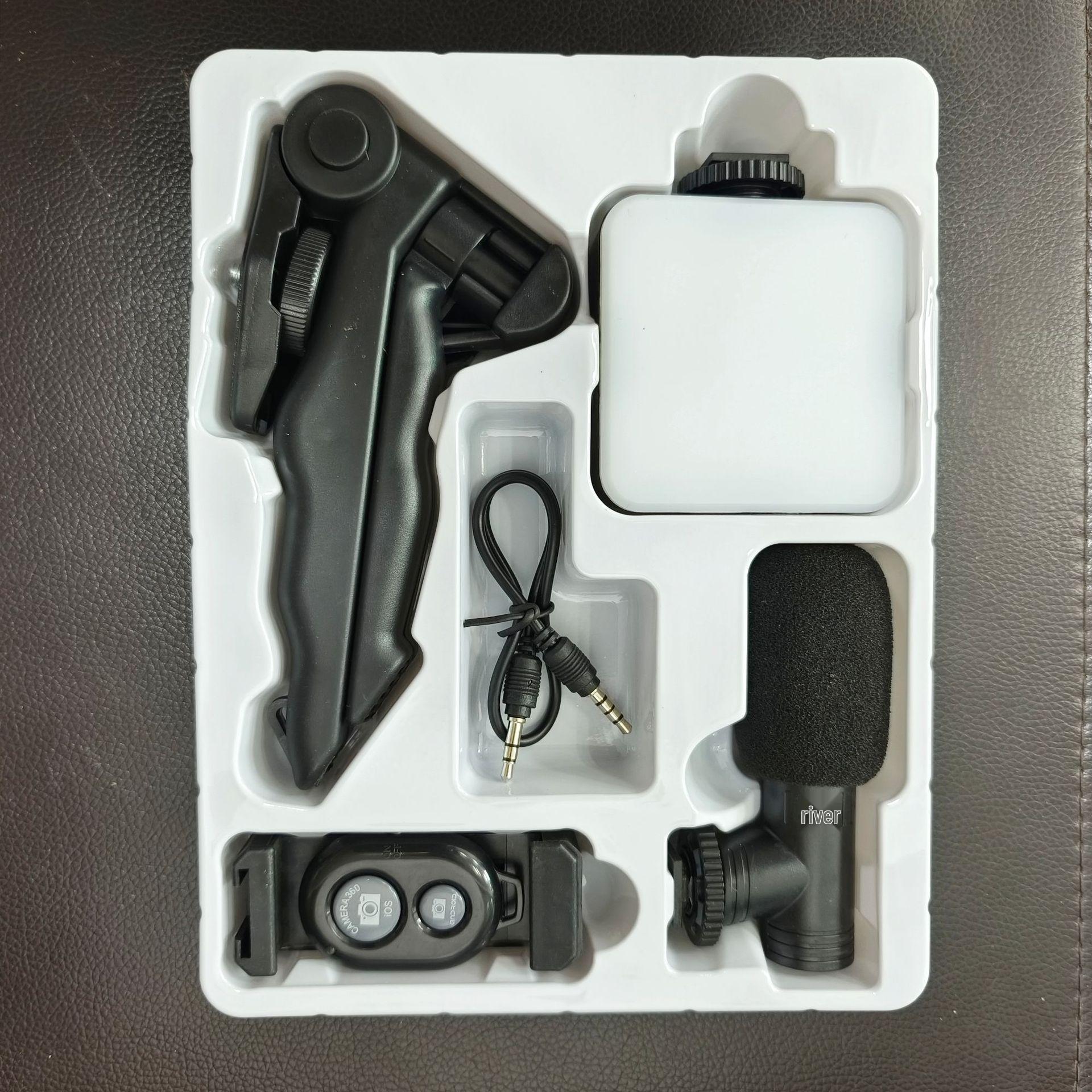 

Многофункциональный настольный бьюти-свет с микрофоном: Идеально для фотографии, видеоконференций и прямых трансляций AY49