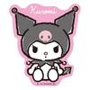 Small Planet Sanrio Character Sticker Kuromi Sitting Design 5cm