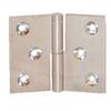 Polished Brass Hinge 30x40mm Straight 6mm Knuckle Steel Pin - PO3140S10