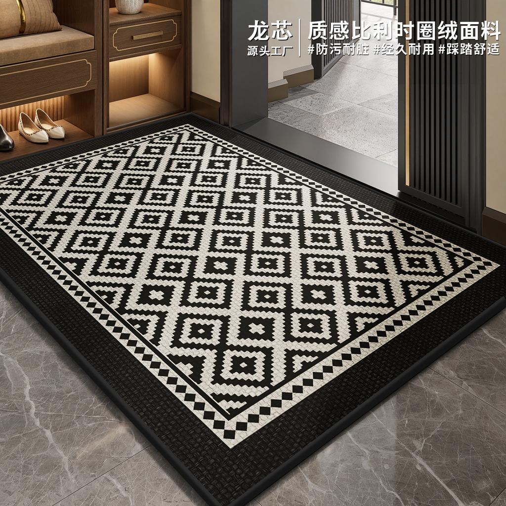 Entrance Door Floor Mat Foyer Entrance Mat Easy To Clean Dirt Resistant Anti Slip Foot Mat