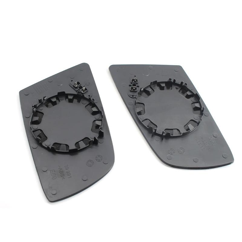 For 03-07 BMW 5 Series E60 E61 Car Reverse Lens Heating Rearview Lens Blue Mirror Replacement