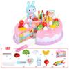 Non-Toxic Children Pretend Goodies Play Simulated Kitchen Toys Plastic Cutting Food Kids Toy Object Cognition Children Birthday Gifts