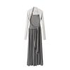 Elegant Tencel Blend Two-Piece Dress Set