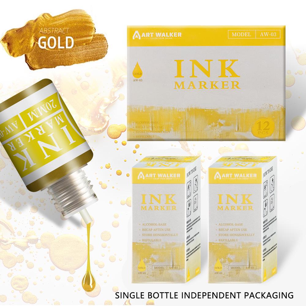 Soft Tip Metallic Highlighter & Signature Pen for Cards and Painting