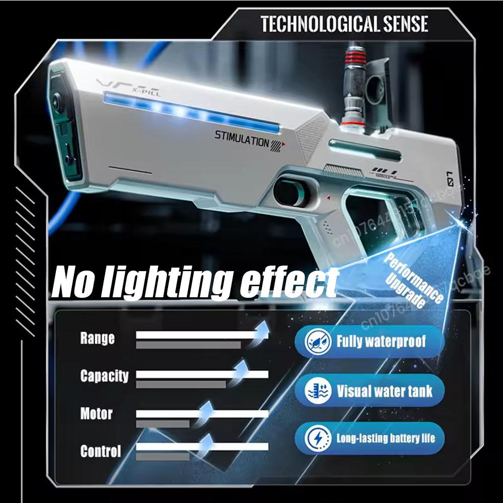 2026 Adult electric water gun, powerful spray, automatic water absorption, children's summer outdoor beach toy, children's gift