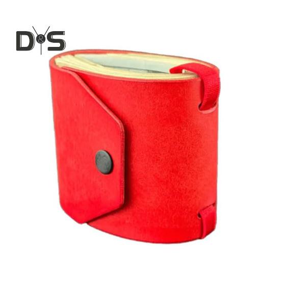 

Кошелек Cash Wrap с быстрым доступом к наличным деньгам, органайзер для денег из искусственной кожи с магнитной застежкой, удобный кошелек для бармена, парикмахера красный