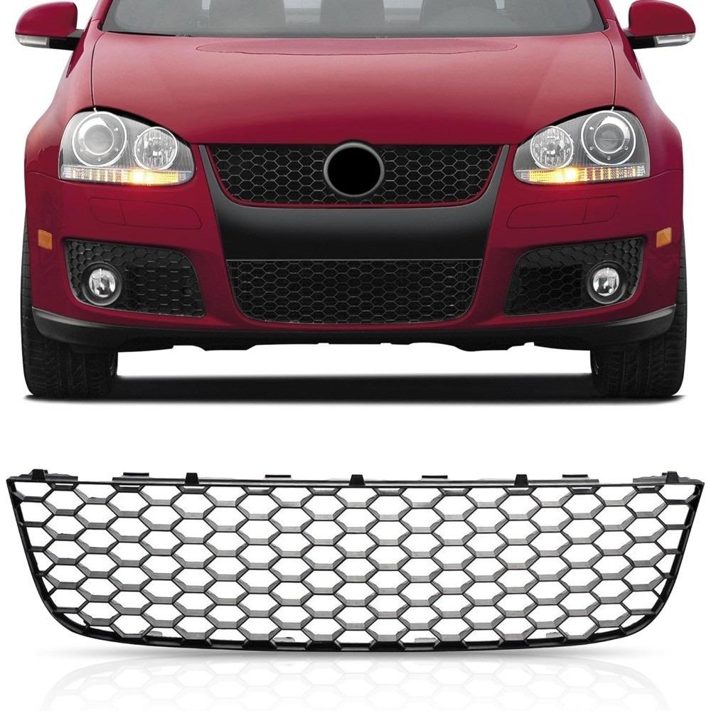 Front Lower Grille Honeycomb Mesh Bumper Grill for Volkswagen VW GTI 2006-2009 Jetta 2006-2010