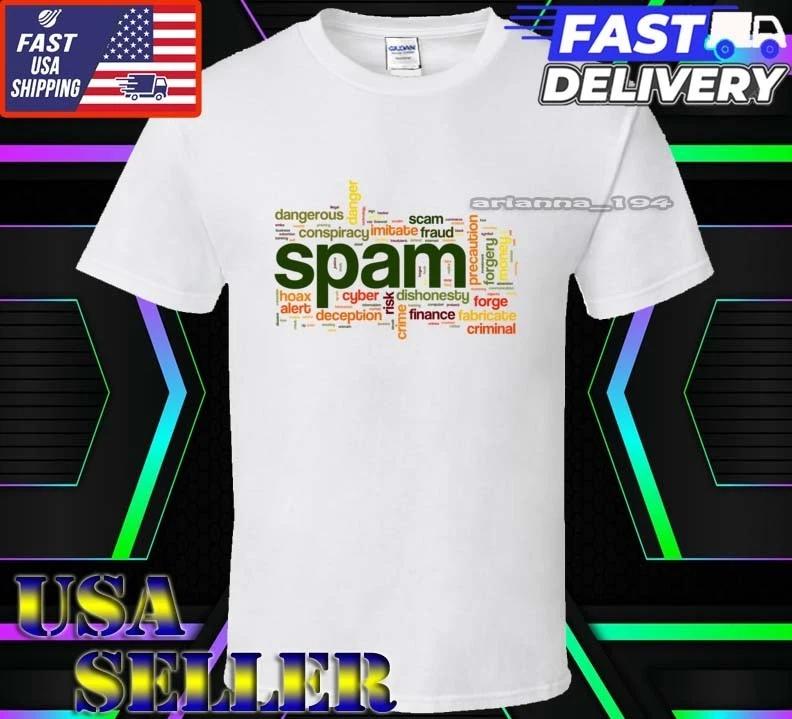 New Shirt Key Word Spam Logo T-Shirt Funny American Usa Unisex Size S-5XL M