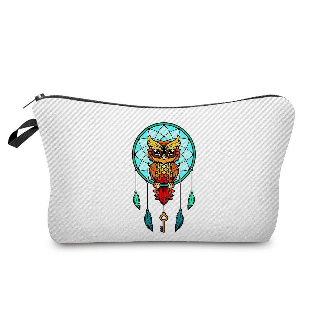 Women Dreamcatcher Print Cosmetic Bag Toiletries Organize Travel Storage Case